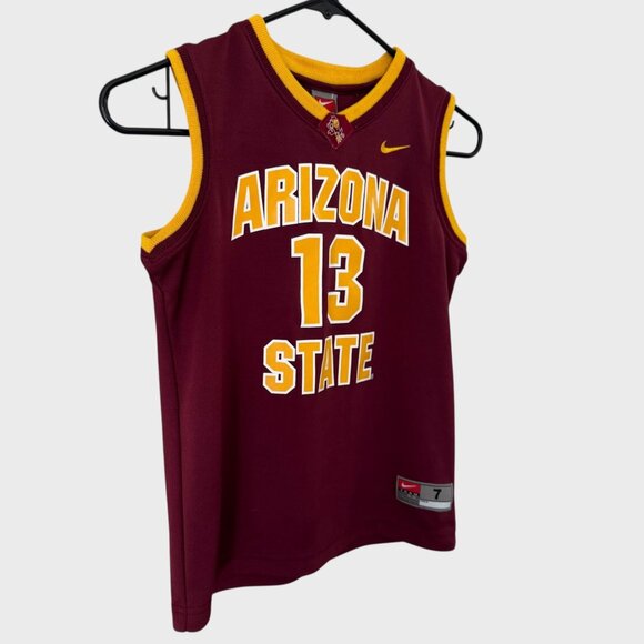 Nike Arizona State Sun Devils #13 Basketball Jersey Youth Size 7 NCAA ASU Sports - Picture 3 of 11